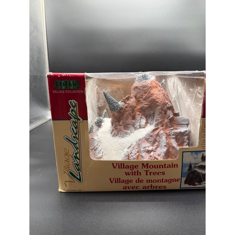 Lemax Village Landscape Village Mountain with Trees 1998 Christmas Decor 81017A